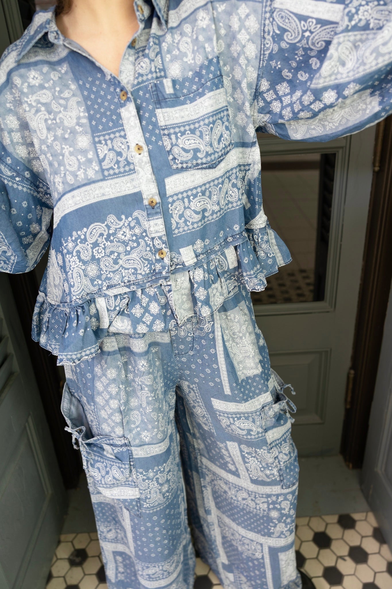 Paisley Patchwork Pants