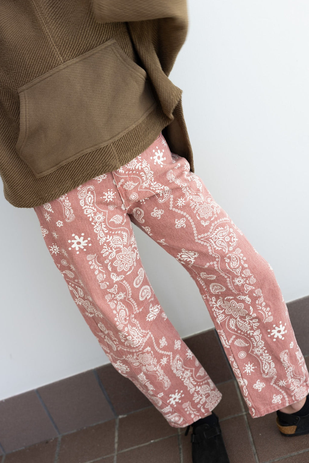 Pink Paisley Pants