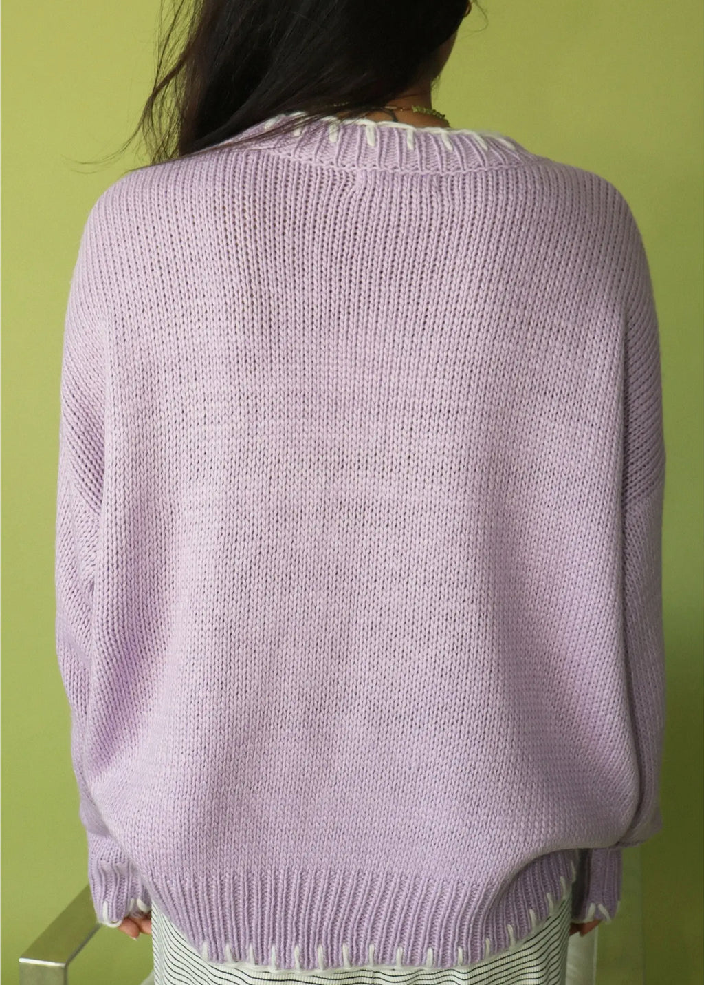 Lilac Swan Knit