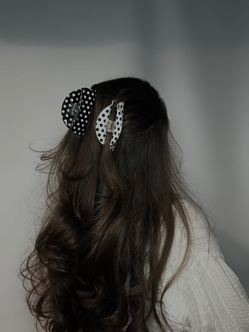 Polka Dot Claw Clip