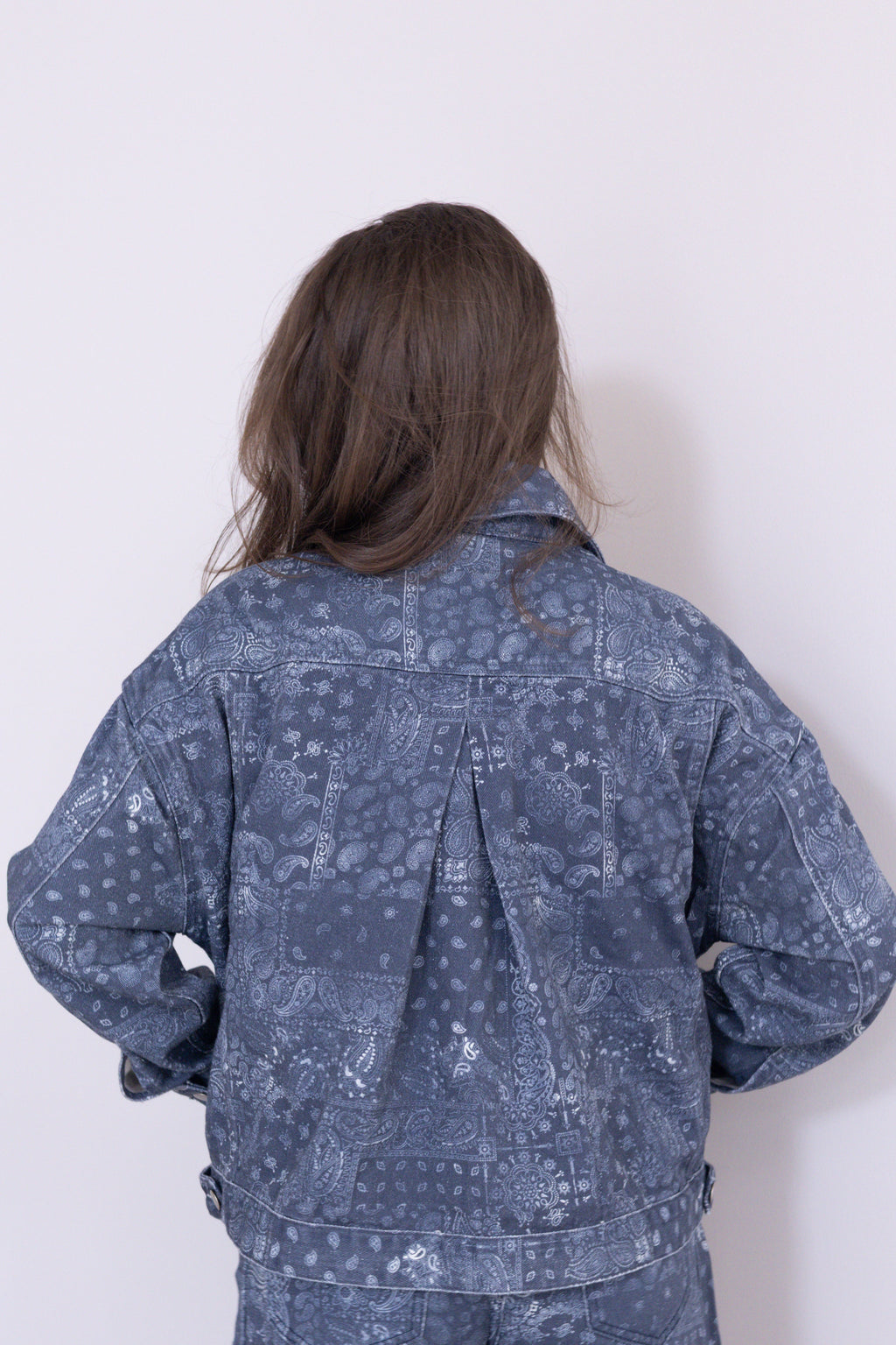 Navy Paisley Jacket
