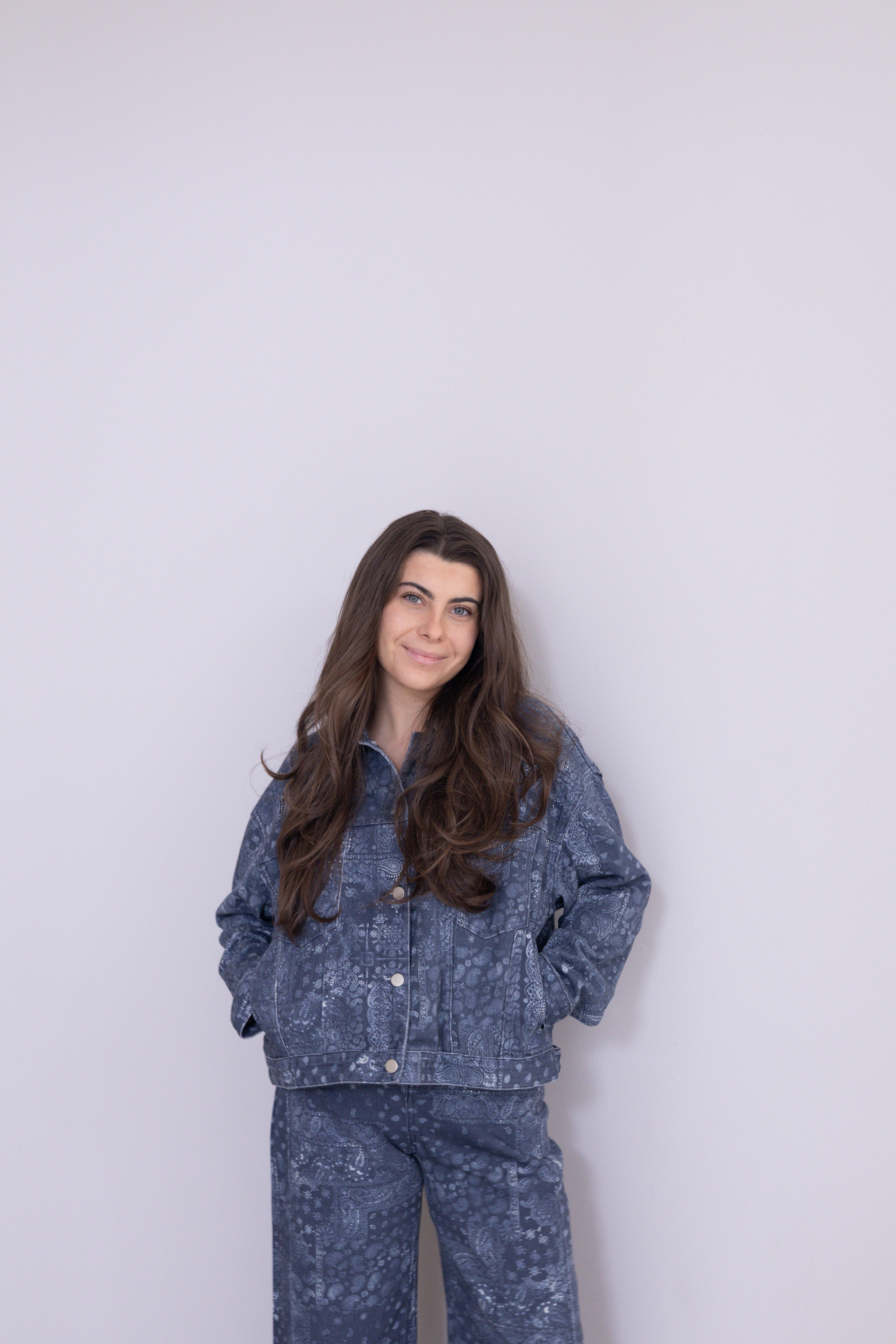Navy Paisley Jacket