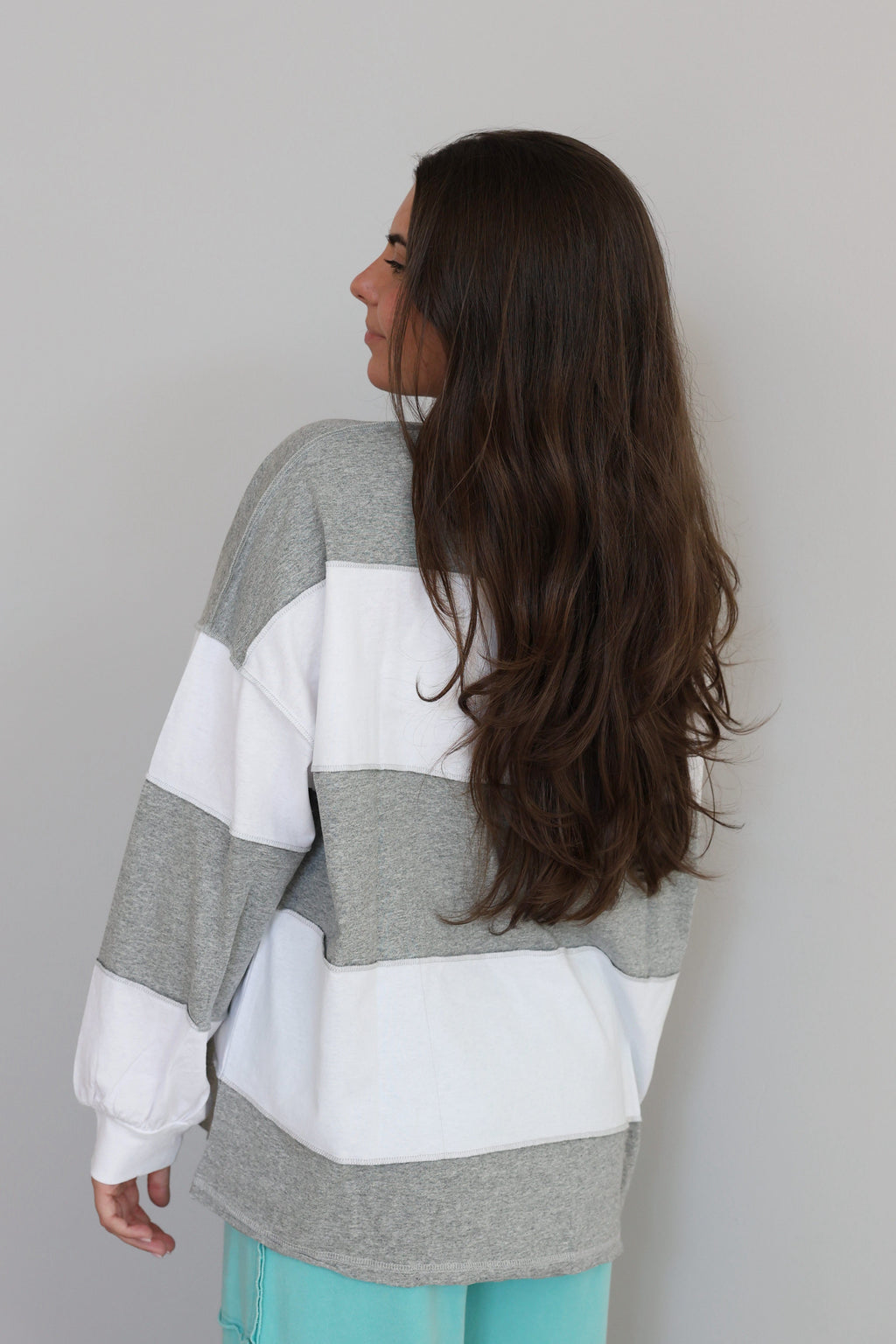Grey Area Oversized Long Sleeve