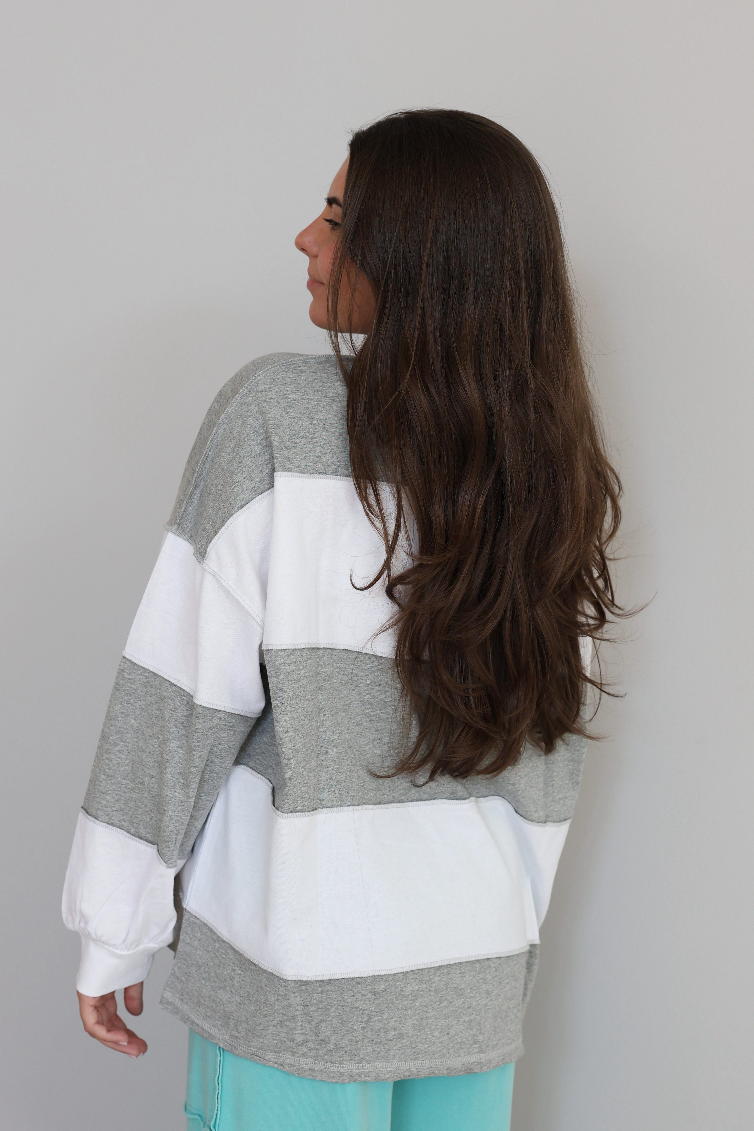 Grey Area Oversized Long Sleeve