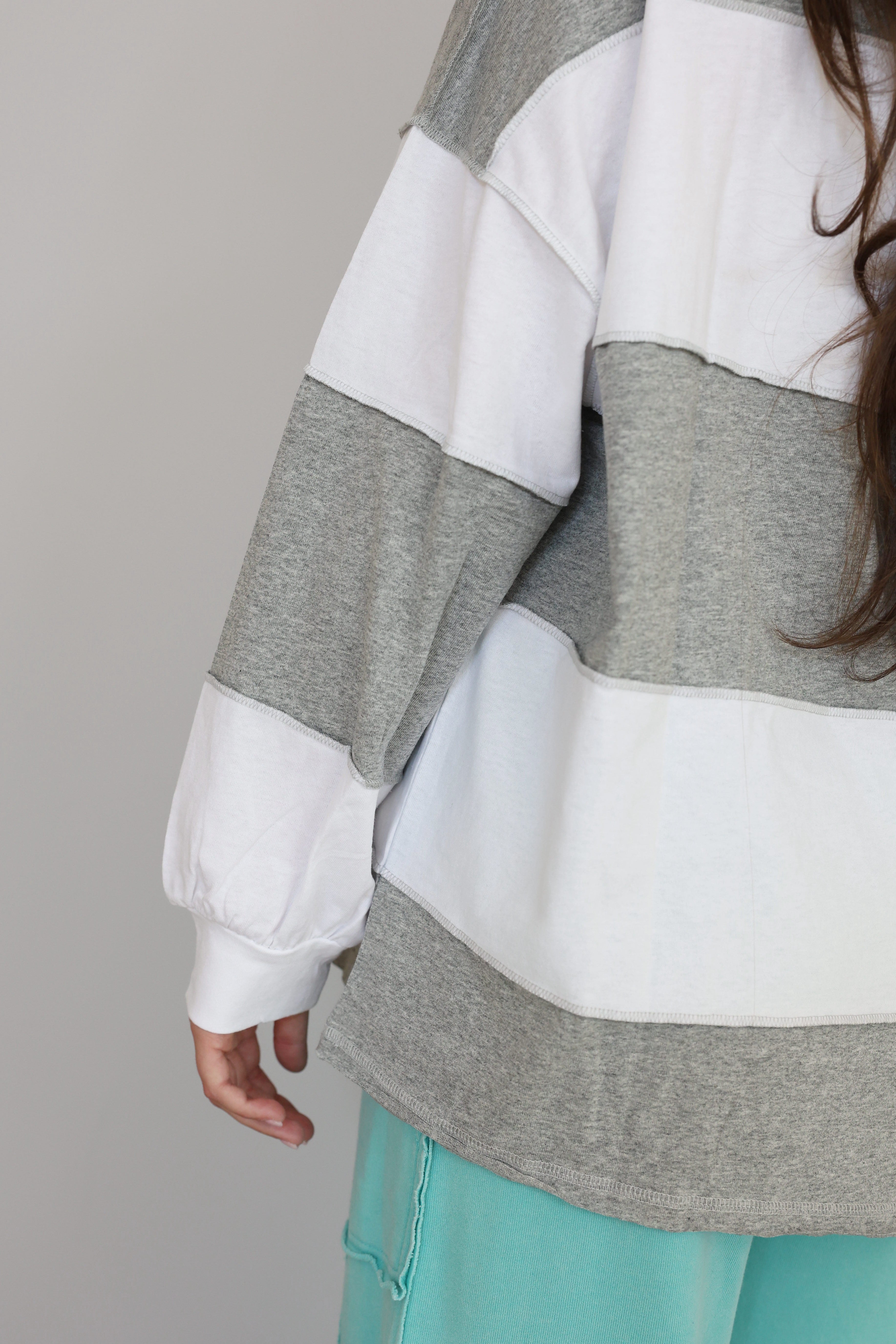 Grey Area Oversized Long Sleeve