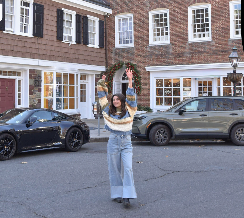 High Waisted Wide Leg Cuffed Jeans