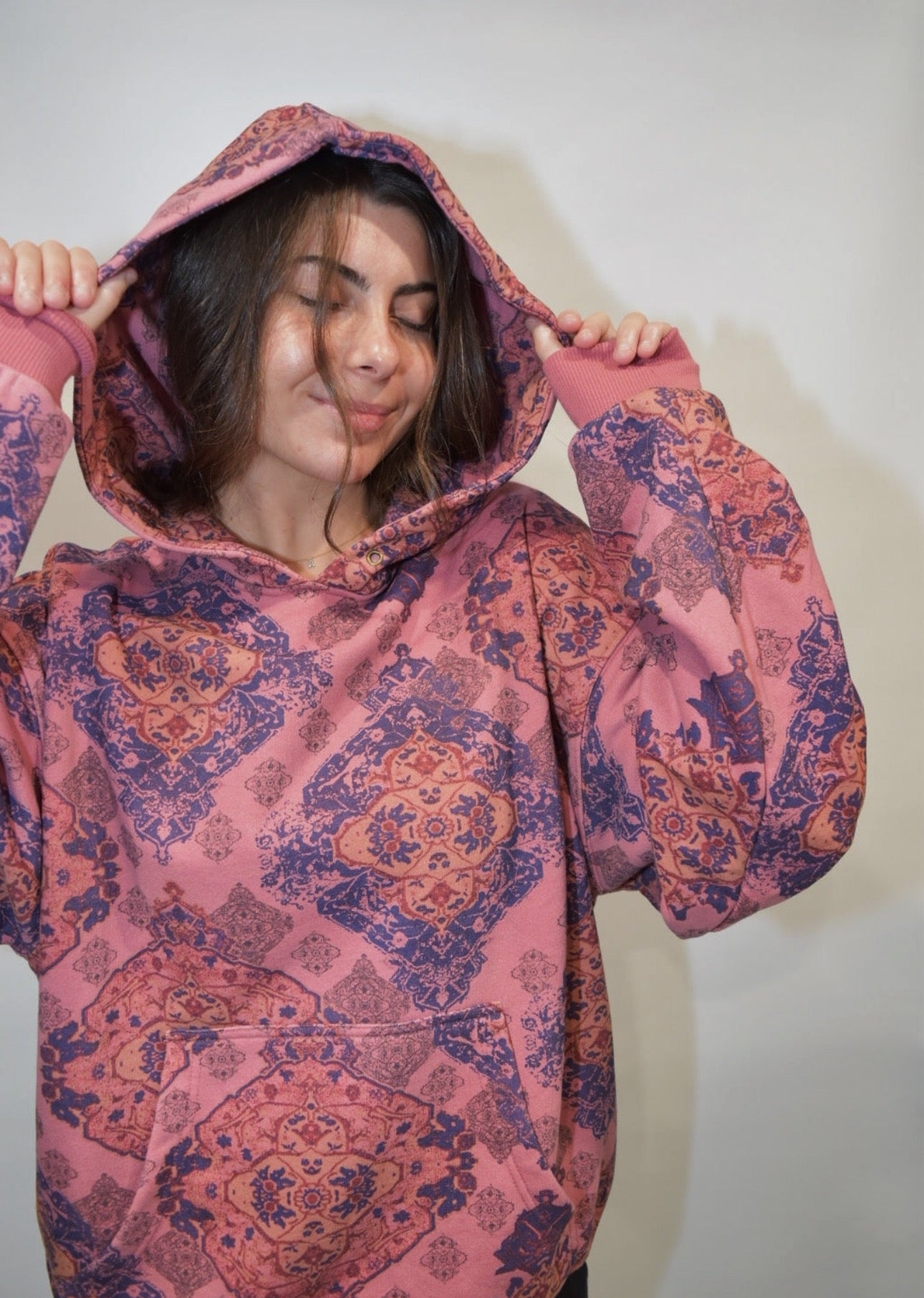 Medallion Printed Hoodie